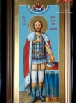 Икона мерная Александр Невский