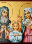 Св. Иоаким, Св. Анна, Дева Мария