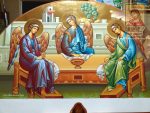 Святая Троица икона для иконостаса