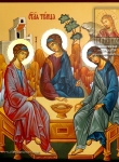 Икона Ветхозаветная Троица (Троица Рублёва)