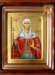 Именная икона Св. Злата в киоте.