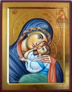 Icon of the Mother of God “Sweet Kissing” 