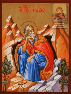 Icon of the St. Ilya (Elijah) 24x30 cm